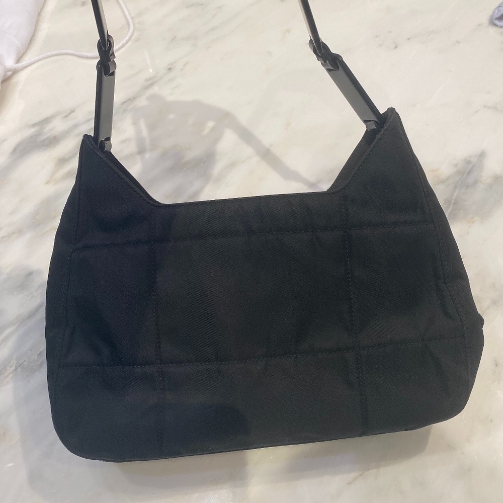 PRADA milano classic nylon w/ link shoulder strap